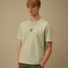 1020 Jersey Kısa Kollu Nakışlı Gömlek