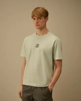 1020 Jersey Kısa Kollu Nakışlı Gömlek