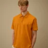 1020 Jersey Kısa Kollu Yarım Fermuarlı Polo