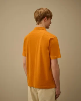 1020 Jersey Kısa Kollu Yarım Fermuarlı Polo