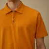 1020 Jersey Kısa Kollu Yarım Fermuarlı Polo
