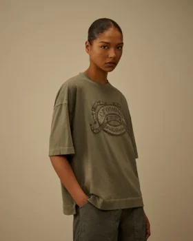 20/1 Jersey Kısa Kollu Boxy Logo Gömlek