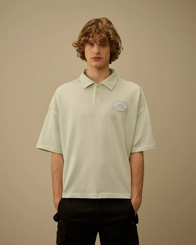 20/1 Jersey Kısa Kollu Boxy Logo Polo
