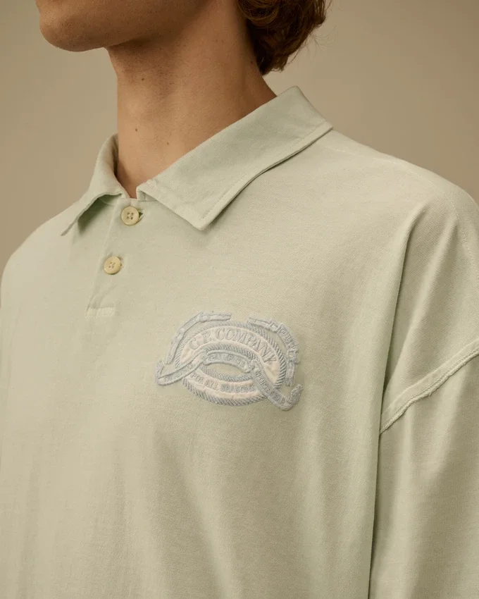 20/1 Jersey Kısa Kollu Boxy Logo Polo