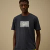 24/1 Jersey Kısa Kollu Logo Etiketli Gömlek