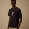 30/1 Jersey Kısa Kollu Baskılı Gömlek