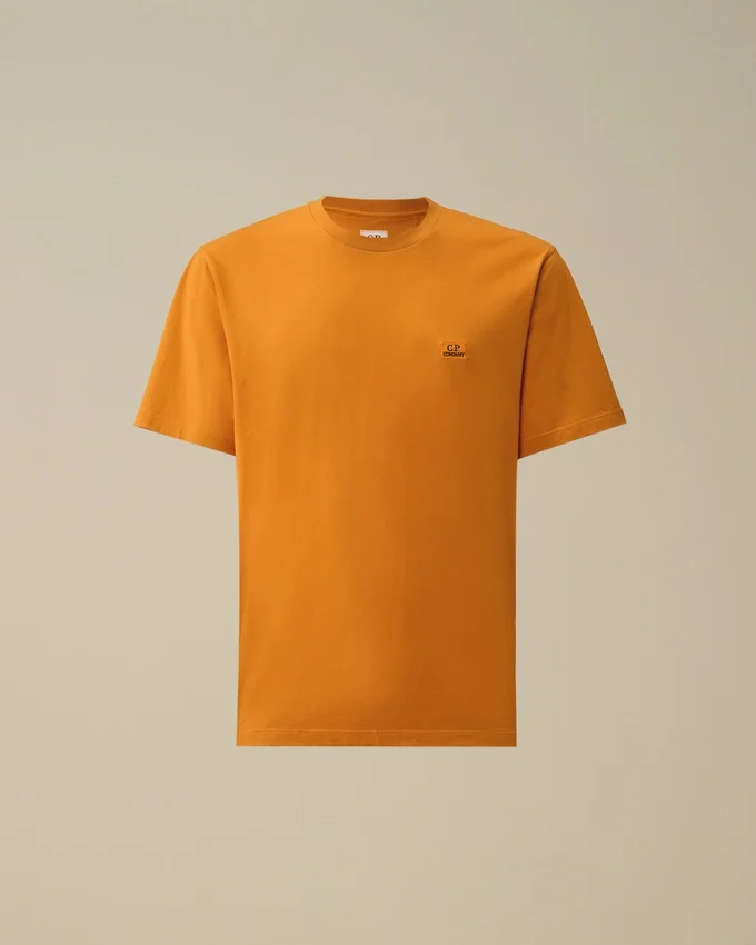 30/1 Jersey Kısa Kollu Logo Yama Gömlek
