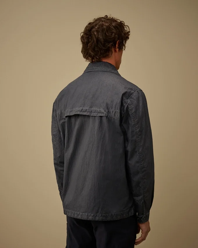 50 Fili Wax Fermuarlı Lens Overshirt