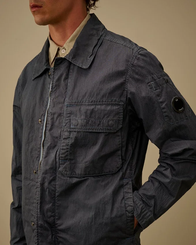 50 Fili Wax Fermuarlı Lens Overshirt