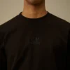 Çapraz Desenli Kabartmalı Polar RundhalsSweatshirt