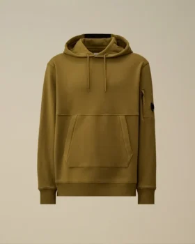Çapraz Dokulu Kabartmalı Polar Kapüşonlu Lens Sweatshirt