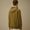 Çapraz Dokulu Kabartmalı Polar Kapüşonlu Lens Sweatshirt