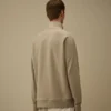 Çapraz Dokulu Kabartmalı Polar Yarım Fermuarlı Lens Sweatshirt