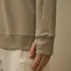 Çapraz Dokulu Kabartmalı Polar Yarım Fermuarlı Lens Sweatshirt