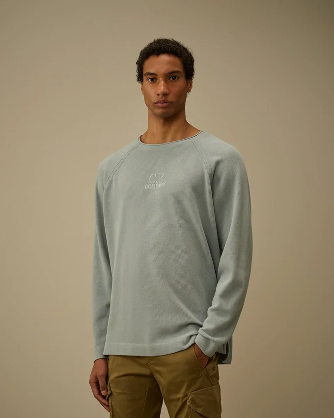 Ağır Piket Pigment Boyalı Mockneck Sweatshirt