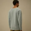 Ağır Piket Pigment Boyalı Mockneck Sweatshirt