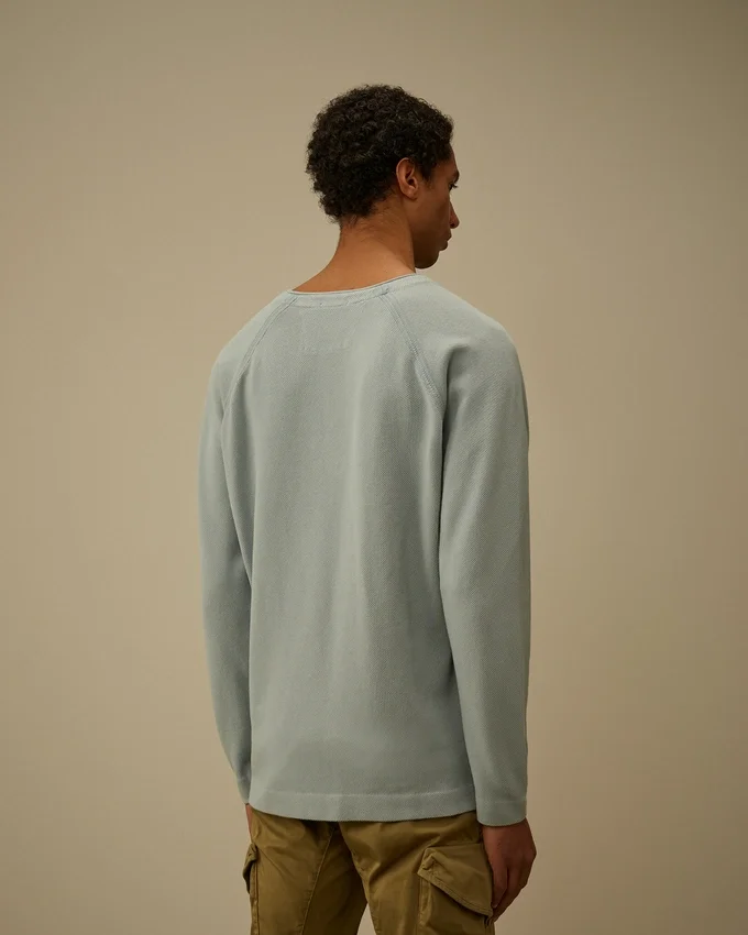 Ağır Piket Pigment Boyalı Mockneck Sweatshirt