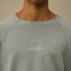 Ağır Piket Pigment Boyalı Mockneck Sweatshirt