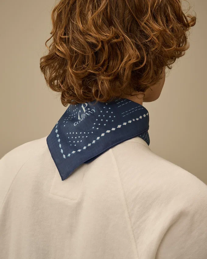 Baskılı Muslin Logo Bandana