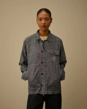 Chambray Uzun Kollu Fermuarlı Gömlek