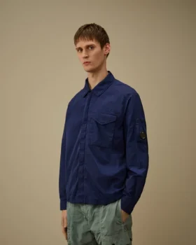 Chrome-R Fermuarlı Lens Overshirt
