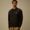 Chrome-R Grafikli Fermuarlı Overshirt