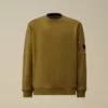 Diyagonal Kabartmalı Polar Bisiklet Yaka Lens Sweatshirt