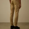 Esnek Saten Ergonomik Logolu Kargo Pantolon