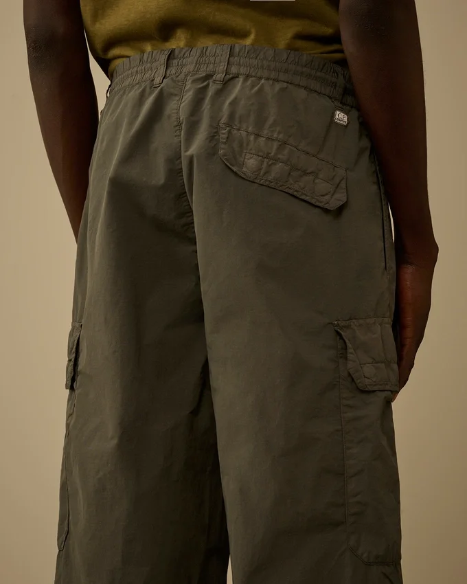 Flatt Nylon Bol Kesim Kargo Lens Pantolon