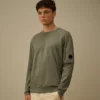 Hafif Polar Bisiklet Yaka Sweatshirt