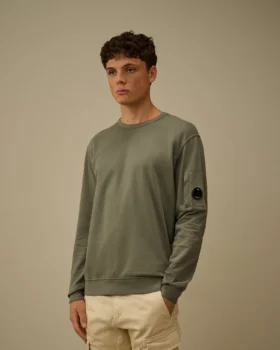 Hafif Polar Bisiklet Yaka Sweatshirt