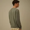 Hafif Polar Bisiklet Yaka Sweatshirt