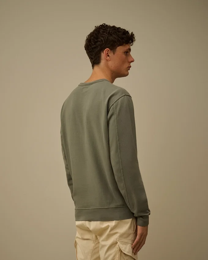 Hafif Polar Bisiklet Yaka Sweatshirt