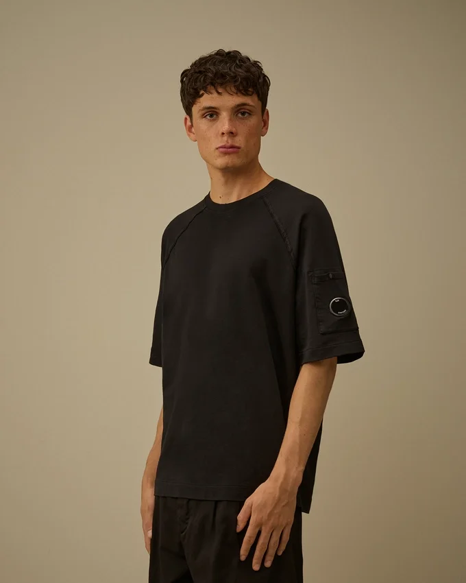 Hafif Polar Kısa Kollu Sweatshirt