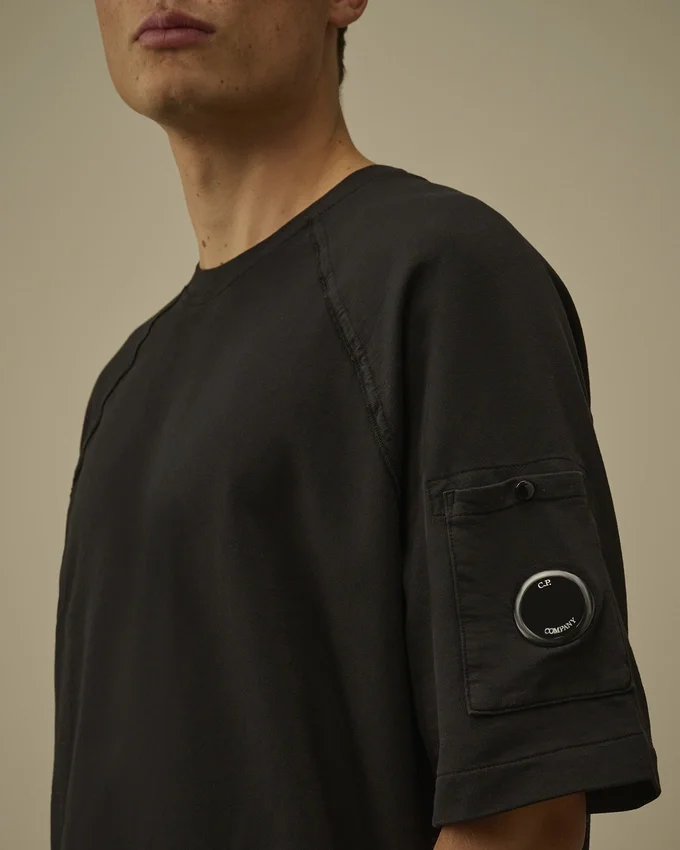 Hafif Polar Kısa Kollu Sweatshirt