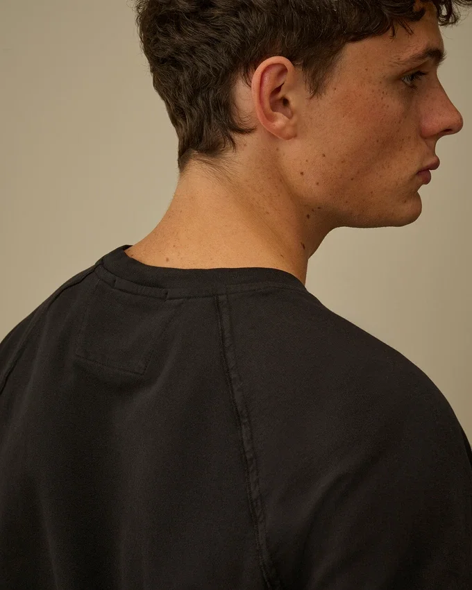 Hafif Polar Kısa Kollu Sweatshirt