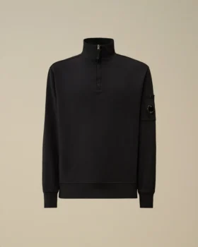 Hafif Polar Yarım Fermuarlı Lens Sweatshirt