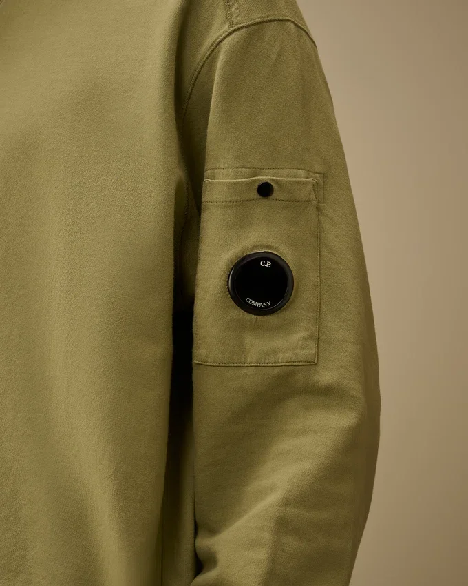 Hafif Polar Yarım Fermuarlı Lens Sweatshirt