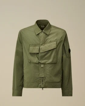 Heavy Chrome-R Fermuarlı Lens Overshirt