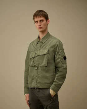 Heavy Chrome-R Fermuarlı Lens Overshirt