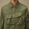 Heavy Chrome-R Fermuarlı Lens Overshirt