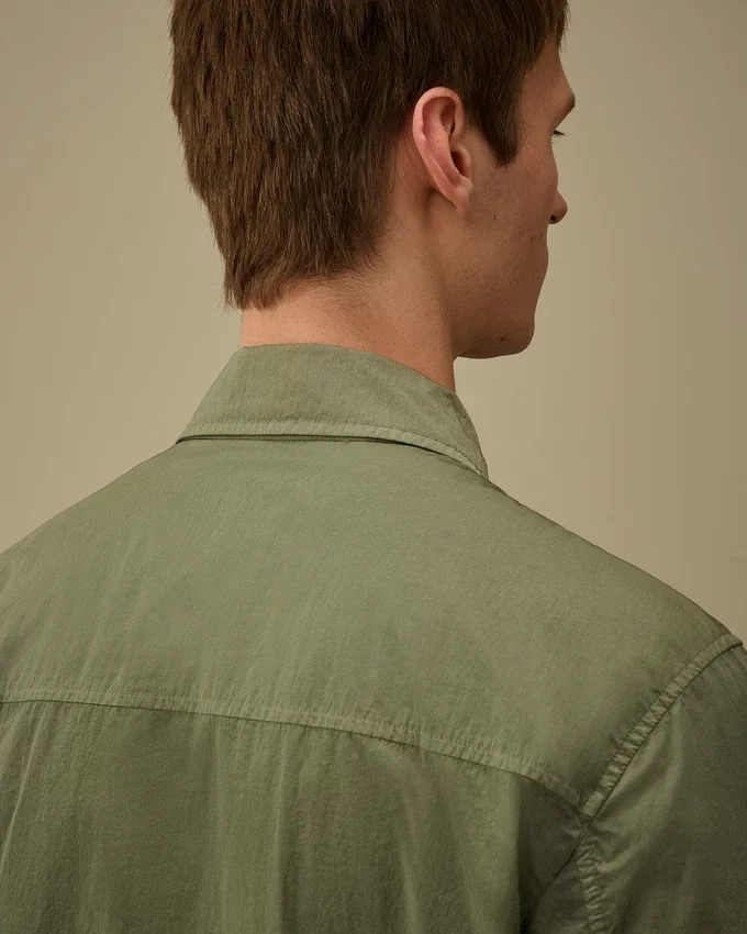 Heavy Chrome-R Fermuarlı Lens Overshirt