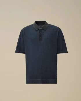 Çift Boyalı Pamuklu Krep Polo