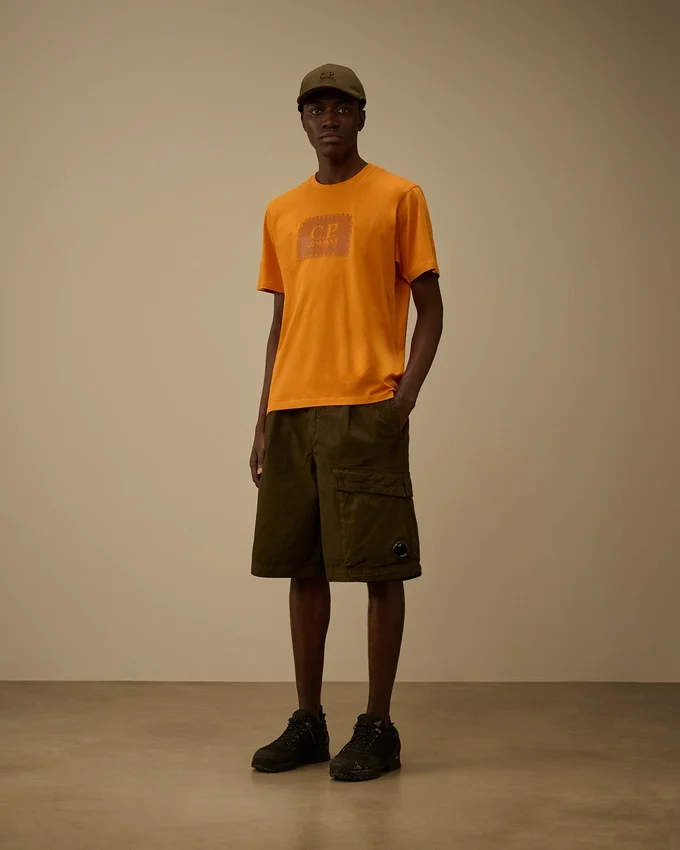 Jersey 30/1 Kısa Kollu Logo Etiketli Gömlek