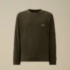 Kalın Jersey Kaplamalı Bisiklet Yaka Sweatshirt