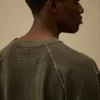 Kalın Jersey Kaplamalı Bisiklet Yaka Sweatshirt