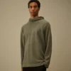 Kalın Piket Kapüşonlu Sweatshirt