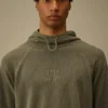 Kalın Piket Kapüşonlu Sweatshirt