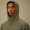 Kalın Piket Kapüşonlu Sweatshirt