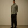 Kalın Piket Kapüşonlu Sweatshirt